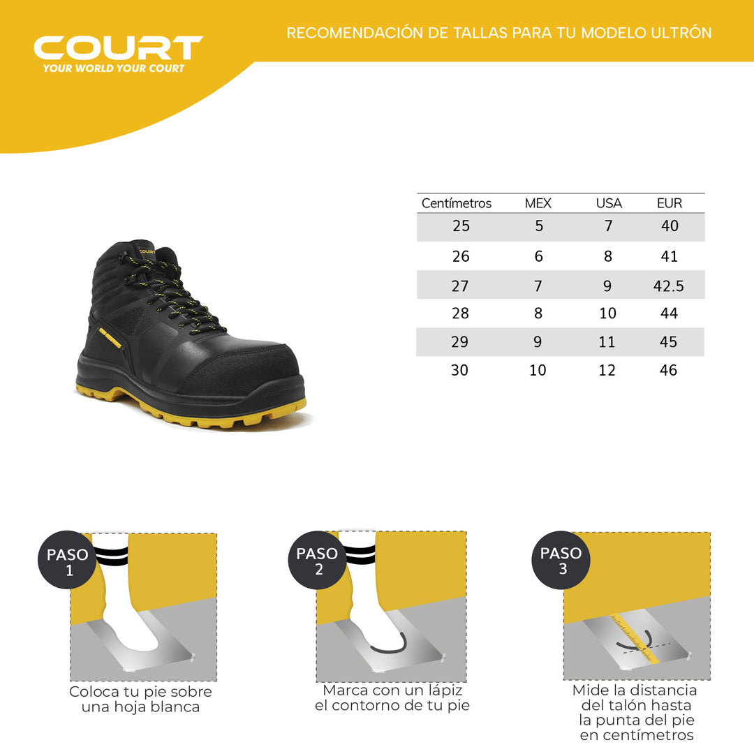Zapatos De Seguridad Canaan Terra Court Safety Line Ultron