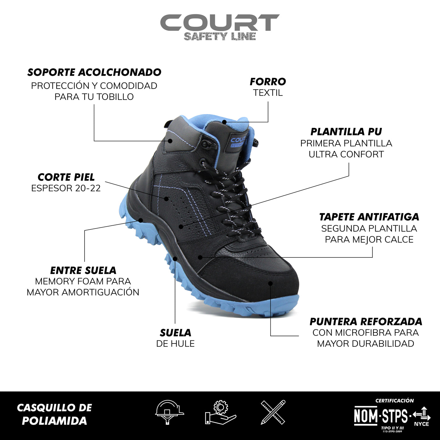 Court Safety Line | Iron 2.0